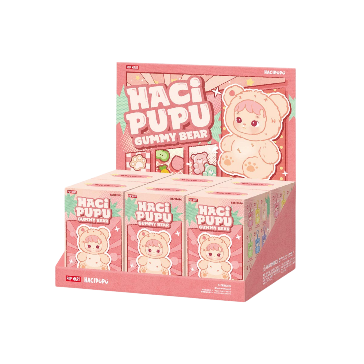 HACIPUPU Gummy Bear Series-Vinyl Plush Pendant Blind Box