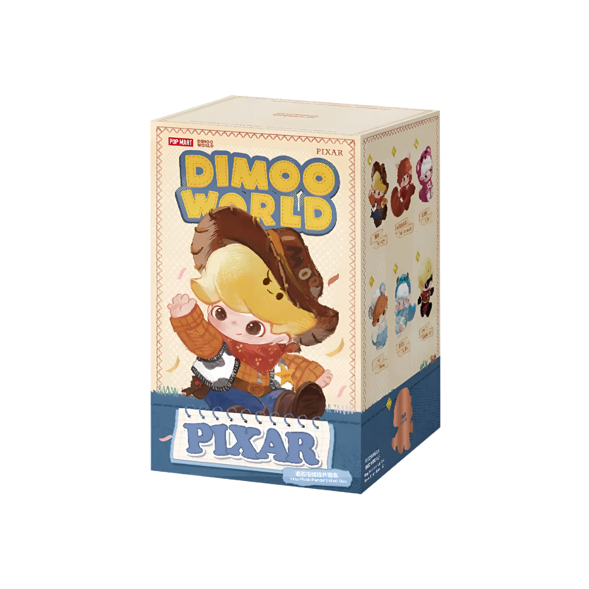 DIMOO WORLD × PIXAR Series - Vinyl Plush Pendant Blind Box