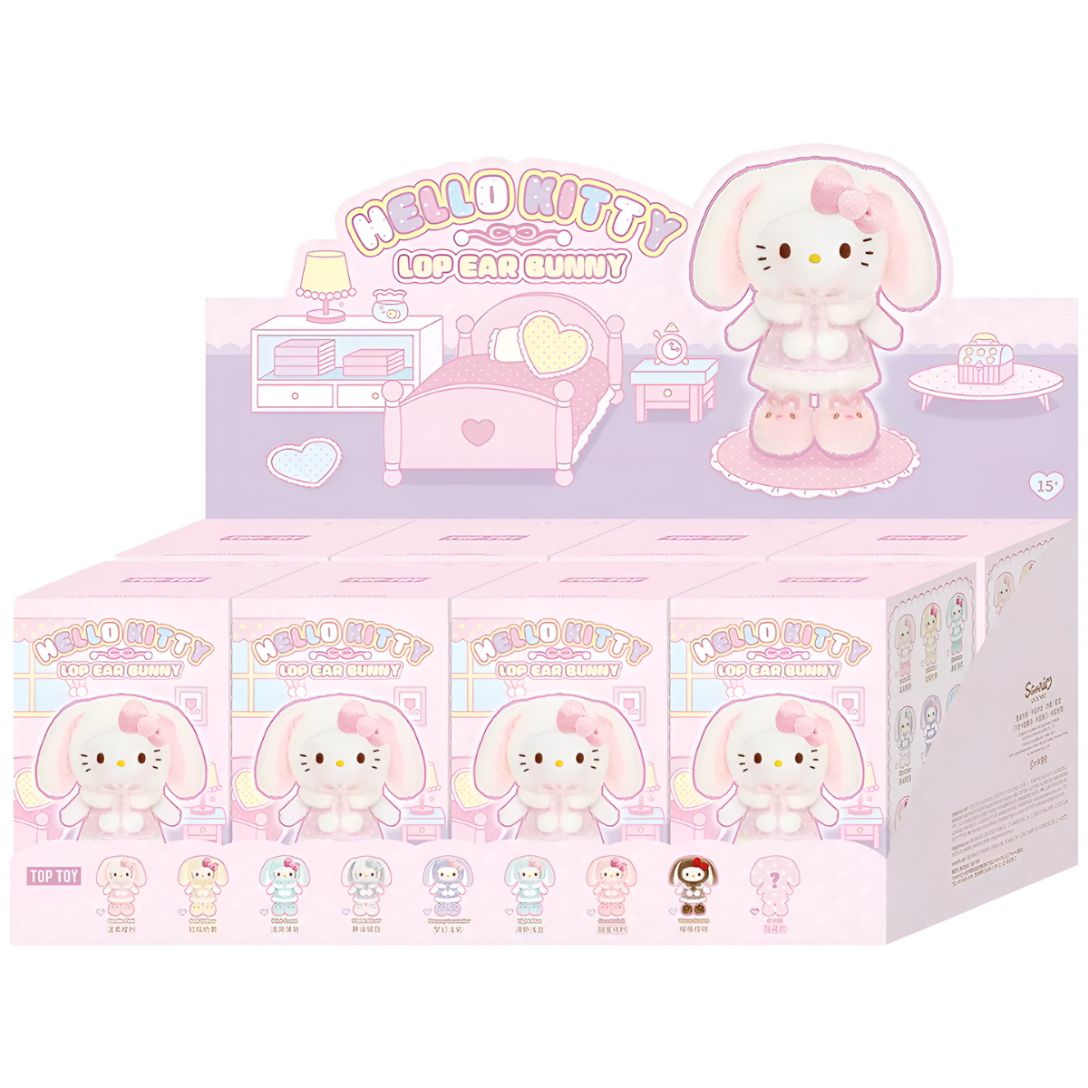 Hello Kitty Lop Ear Bunny Series Plush Pendant Blind Box