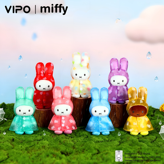 Miffy Raincoat Series Plush Pendants Blind Box