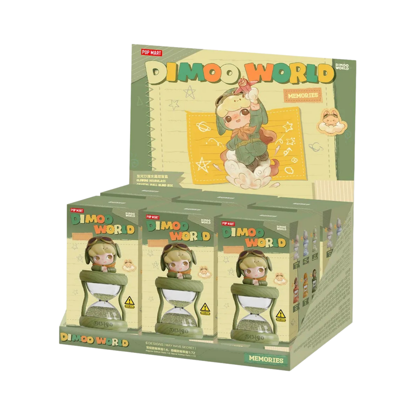 DIMOO Memories We Hold Series-Glowing Hourglass Crystal Ball Blind Box