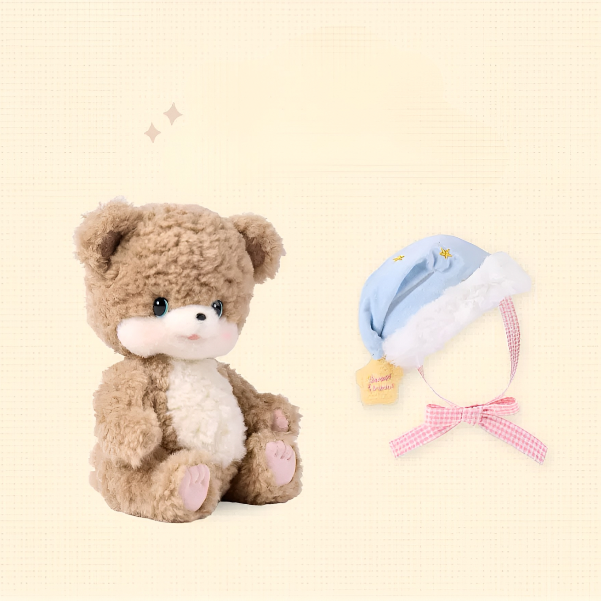 Bobo Nuts COCOTTO Kumaro Bear Sweet Dream series Chocolate Milk Edition Plush Toy