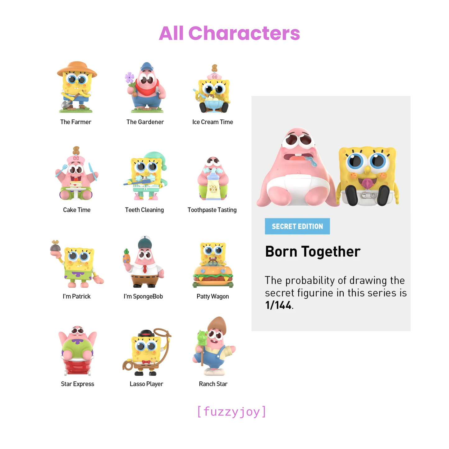 Pop Mart SpongeBob Best Friends Blind Box