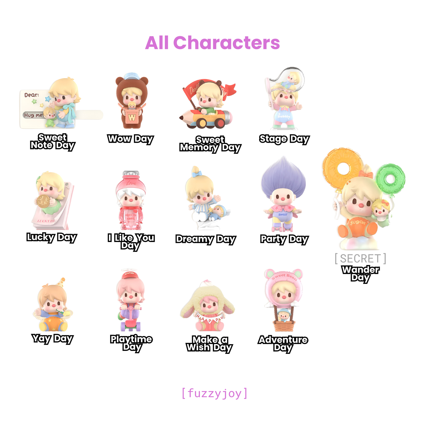 Sweet Bean Days of Sparkles Series Figures Blind Box