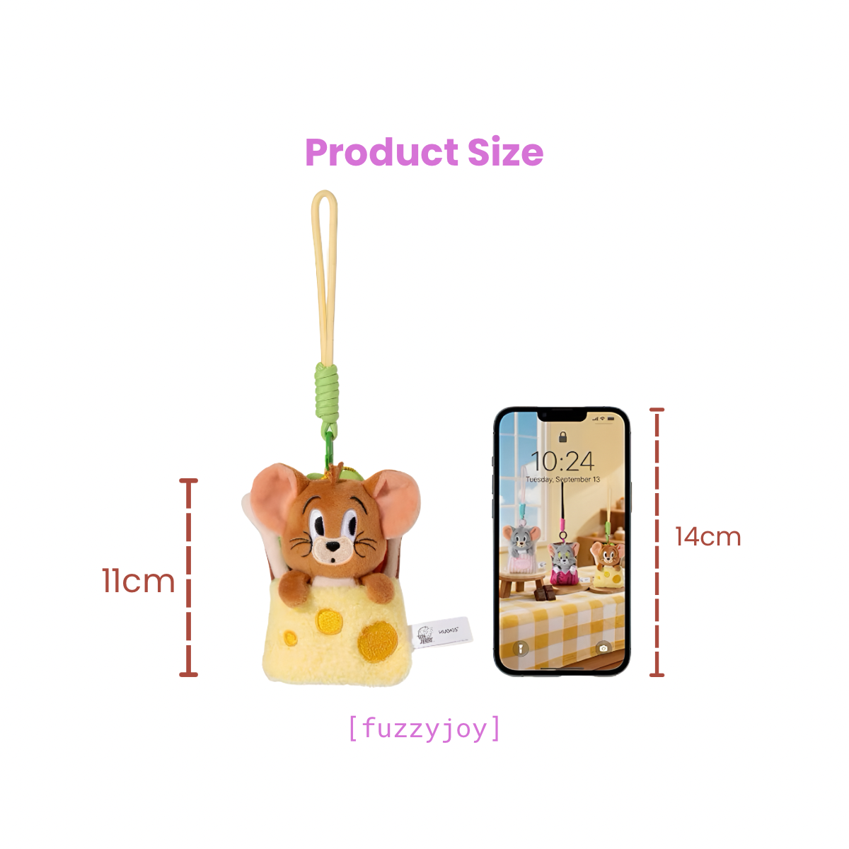 Tom and Jerry Sleep Bag Series Plush Pendant