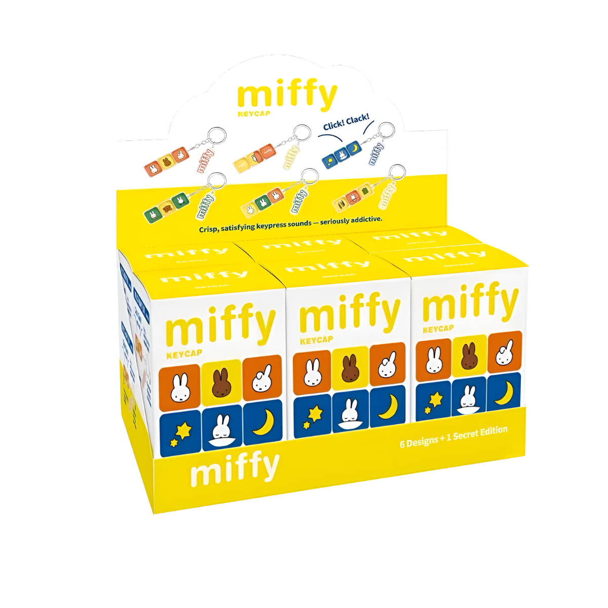 Miffy Keycap Series Keychains Blind Box