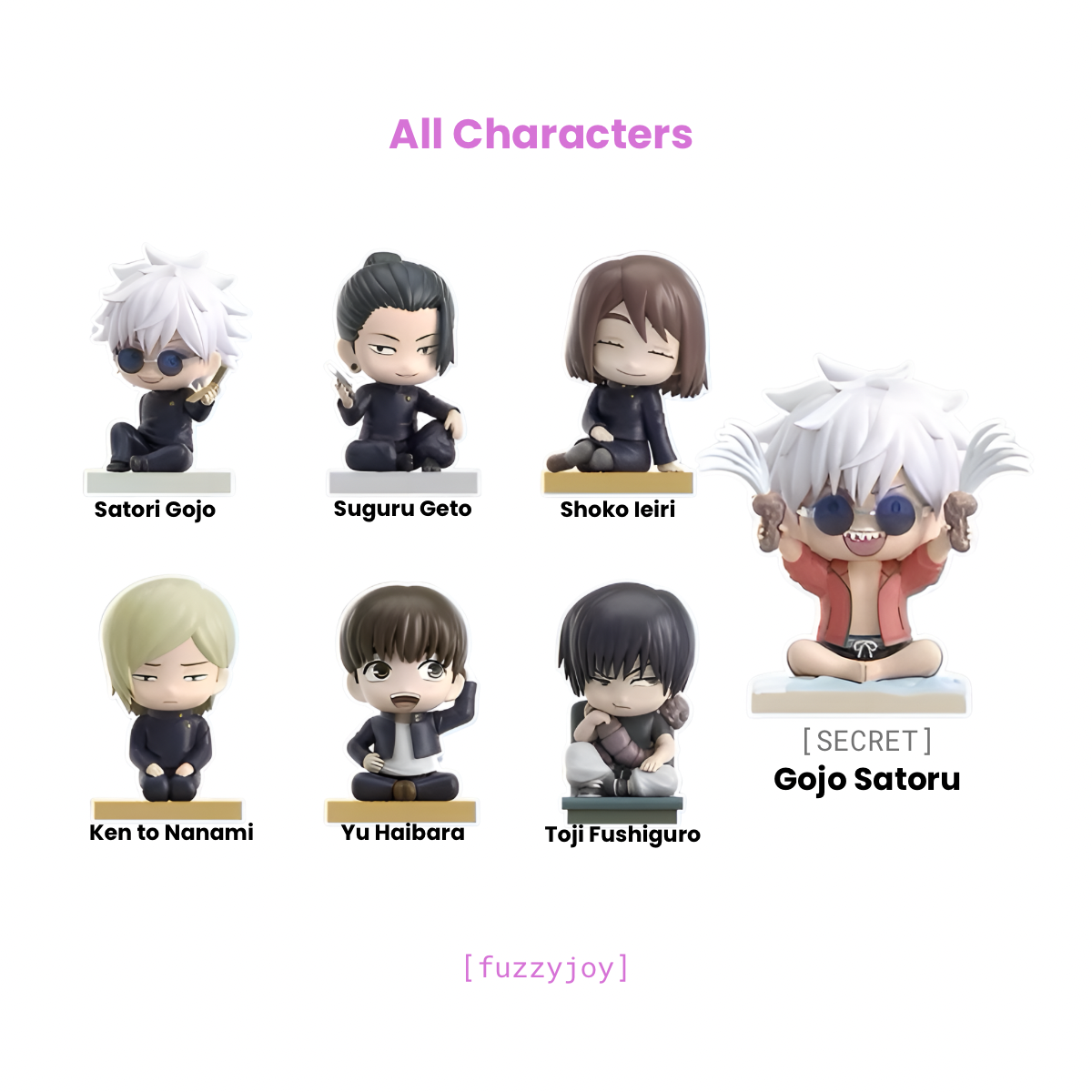 Jujutsu Kaisen Sitting Figurine Blind Box