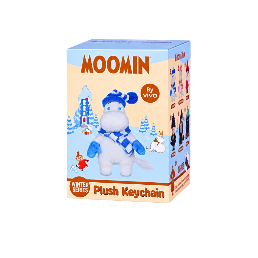 VIPOxMOOMIN Winter Plush Keychain