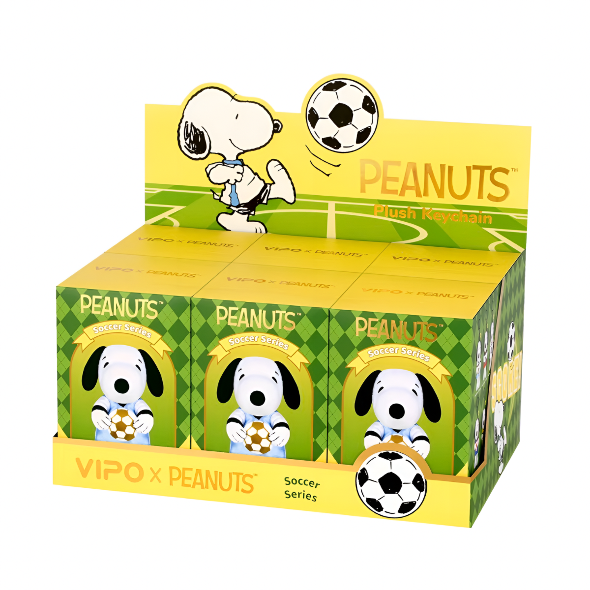 Official Snoopy Football Series Plush Keychain Blind Box