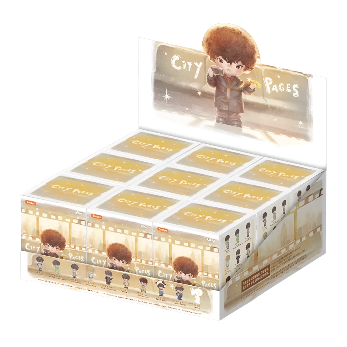 Ukio City Pages Series Figures Blind Box