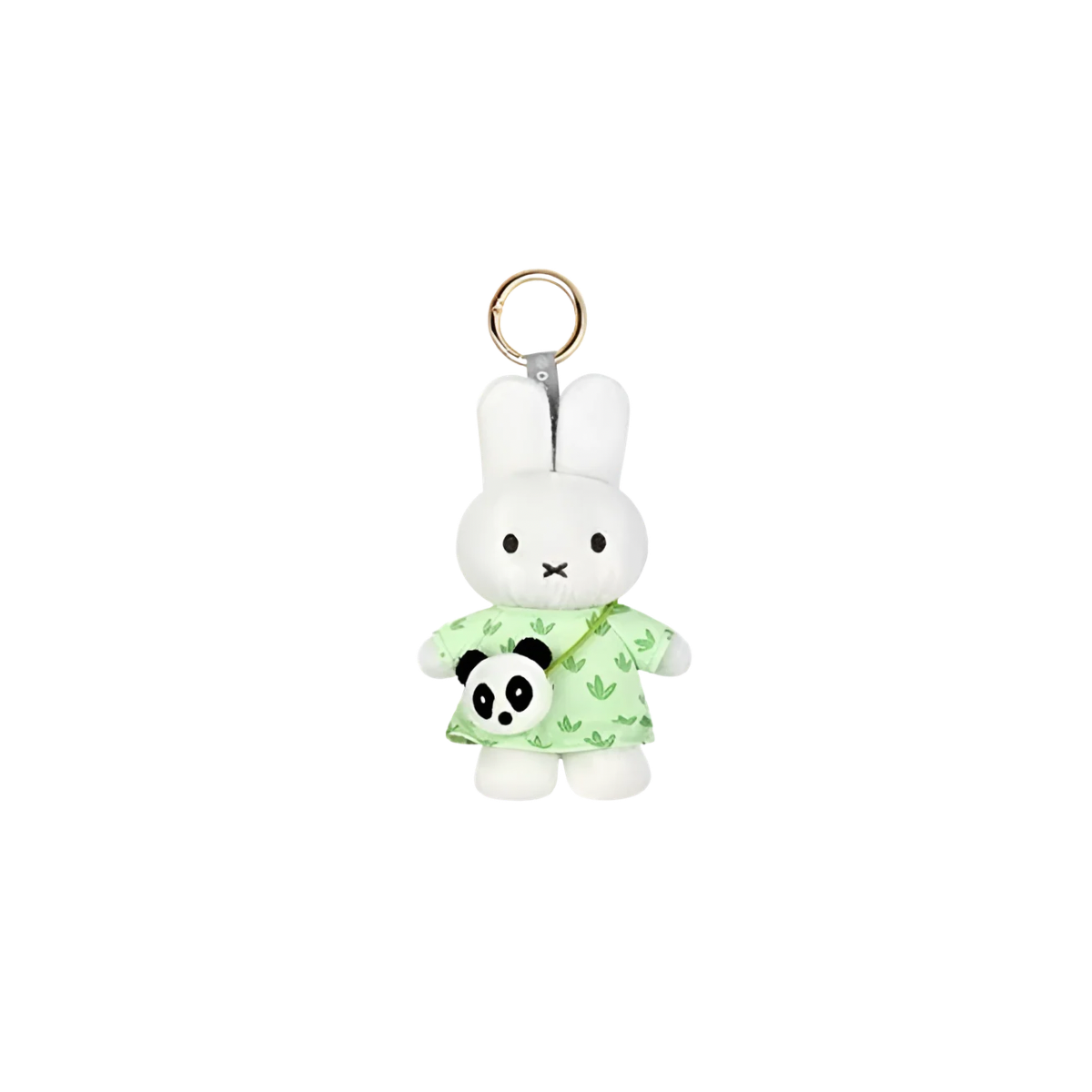 Miffy Panda Series Plush Keychain Charm