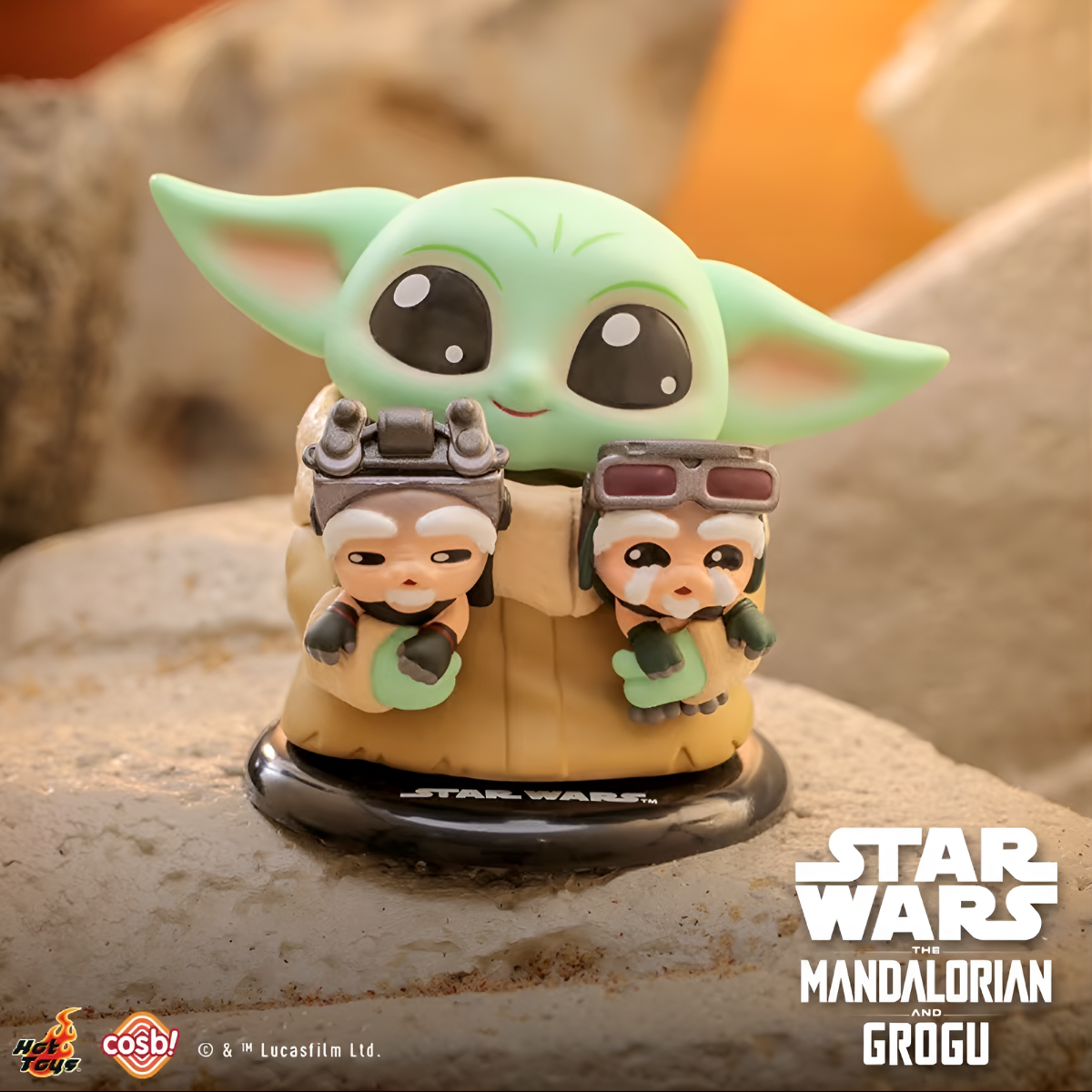 Star Wars Mandalorian Grogu Cosby Bobble-head Collection Blind Box