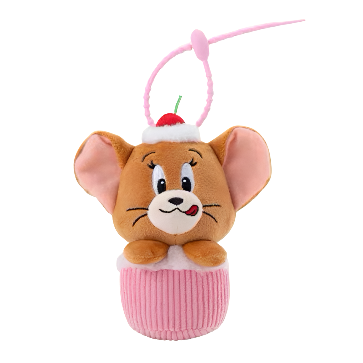 Tom and Jerry Cupcake Plush Pendant