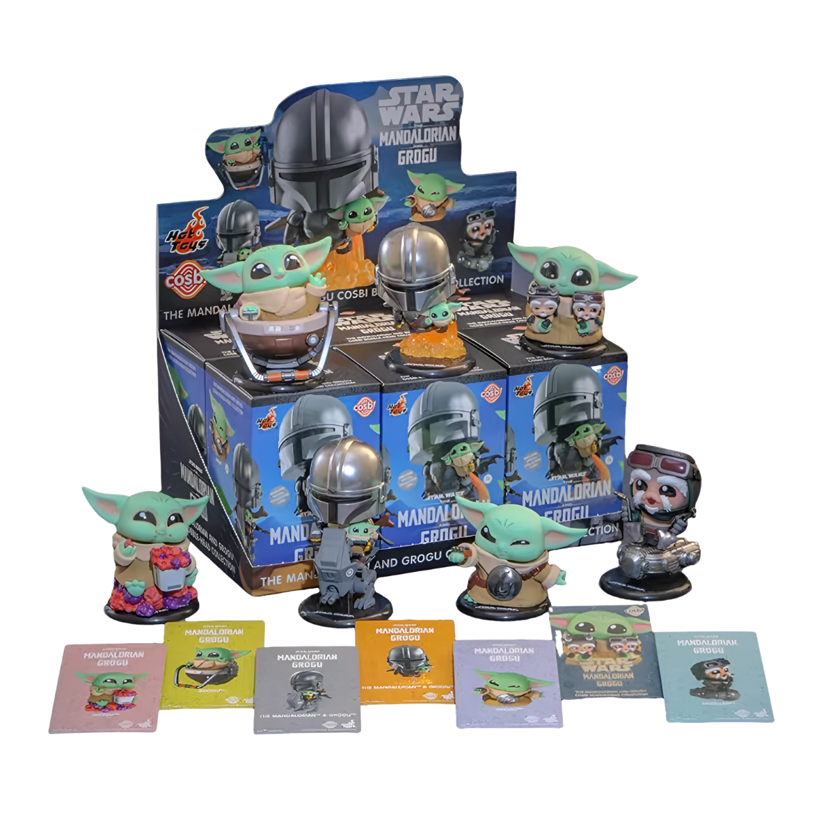 Star Wars Mandalorian Grogu COSBI コスビ Star Wars Mandalorian Grogu Cosby Bobble-head Collection Blind Box