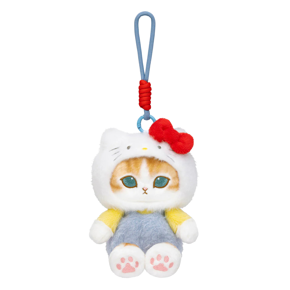 mofusand x Sanrio Characters Plump & Fluffy Mascot Plush Pendant