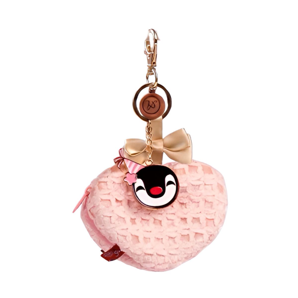 Pingu Choco Series Heart Purse Keychain