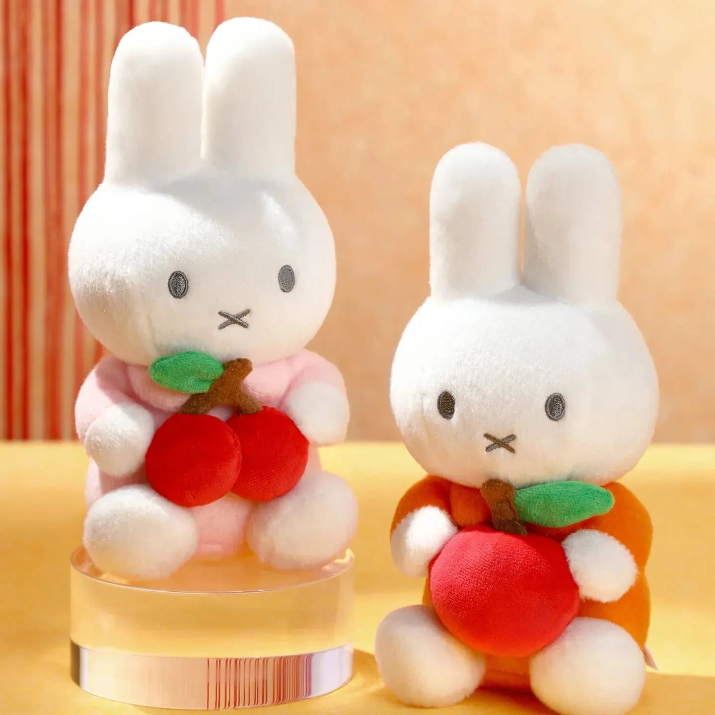 Miffy Hugging Series Plushie - Cherry