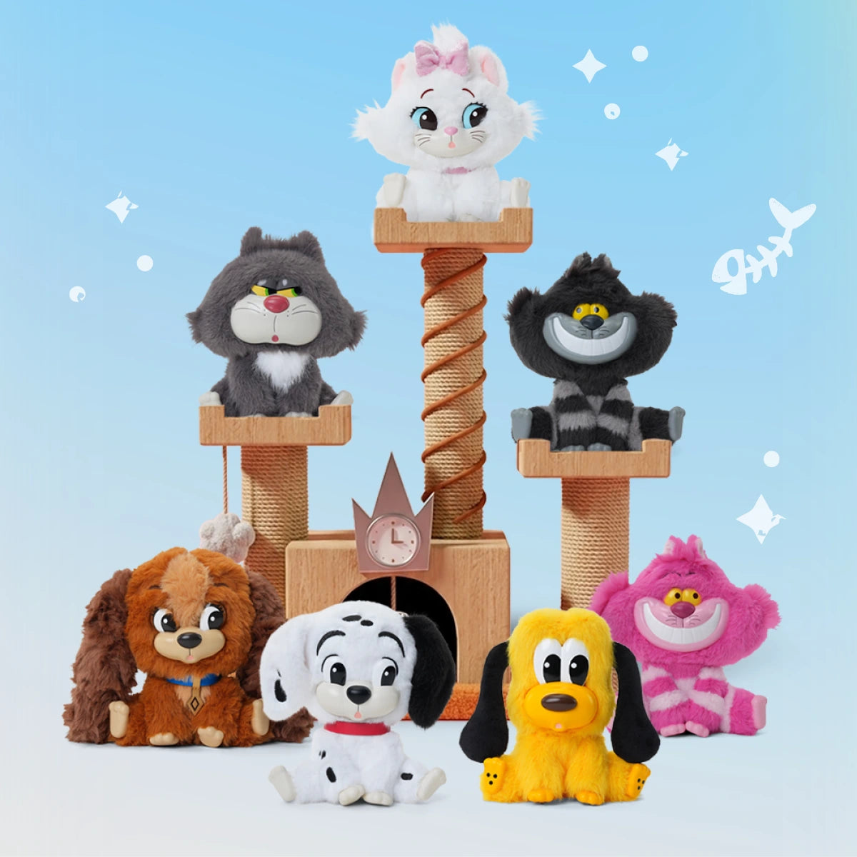 Disney Cats&Dogs Series Plush Pendant Blind Box