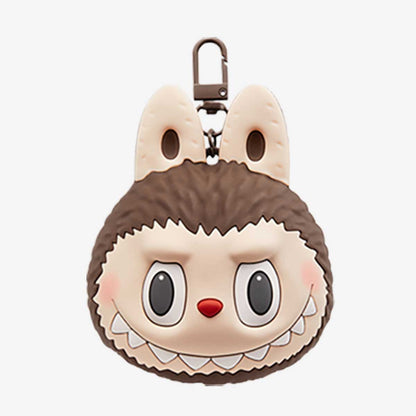 LABUBU Originals Brown Silicone Earphone Bag