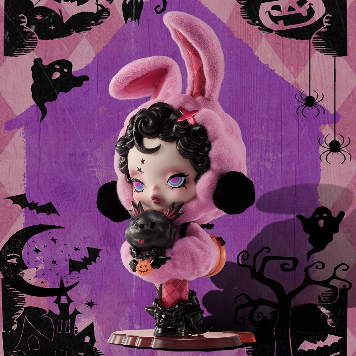 SKULLPANDA Bunny or Doggy Figure