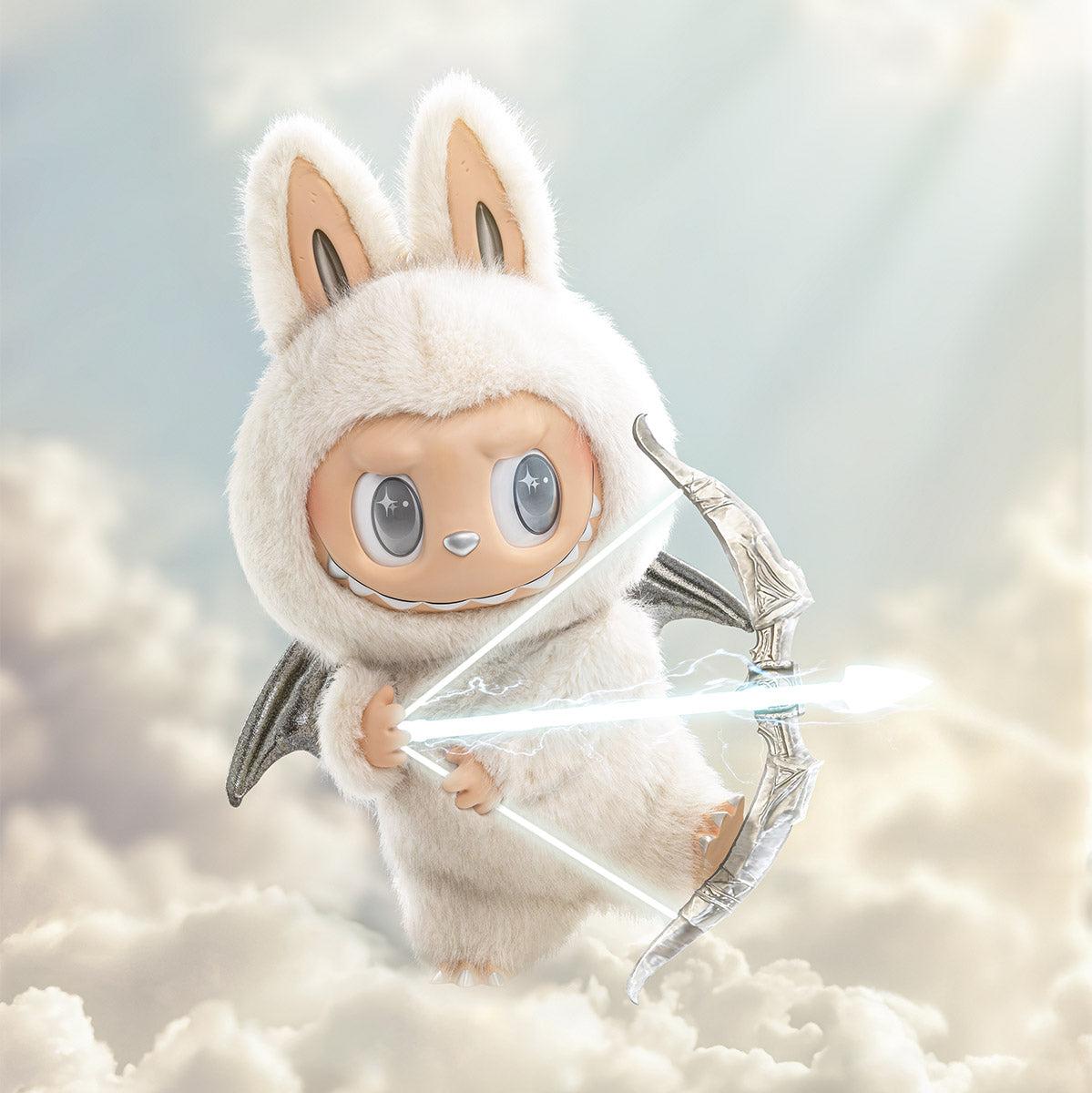POP MART The Monsters Angel in Clouds Vinyl Face Doll - bow and arrow promotion art