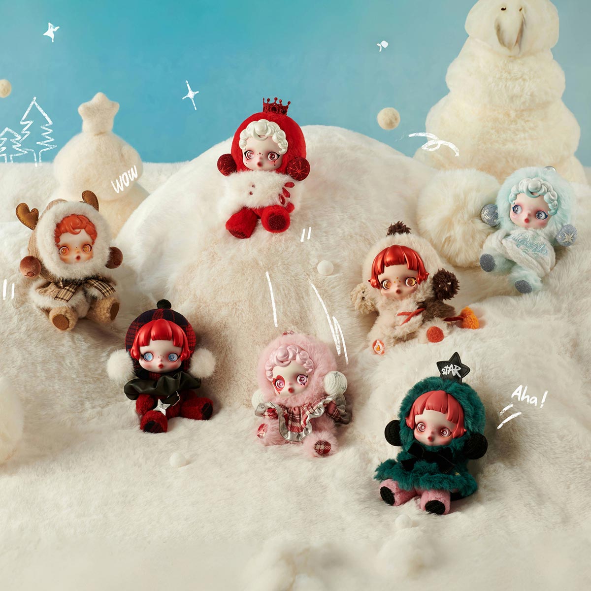 [PREORDER] SKULLPANDA Winter Symphony Plush Blind Box