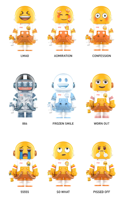 MEGA SPACE MOLLY 100% × emoji™ Blind Box