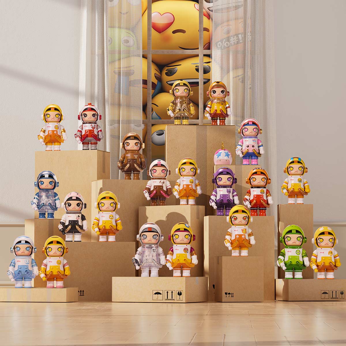 MEGA SPACE MOLLY 100% × emoji™ Blind Box
