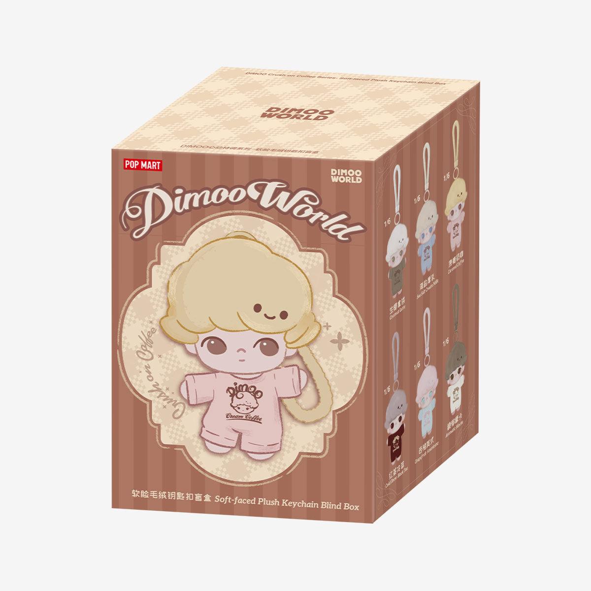 DIMOO Crush on Coffee Series-Soft-faced Plush Keychain Blind Box