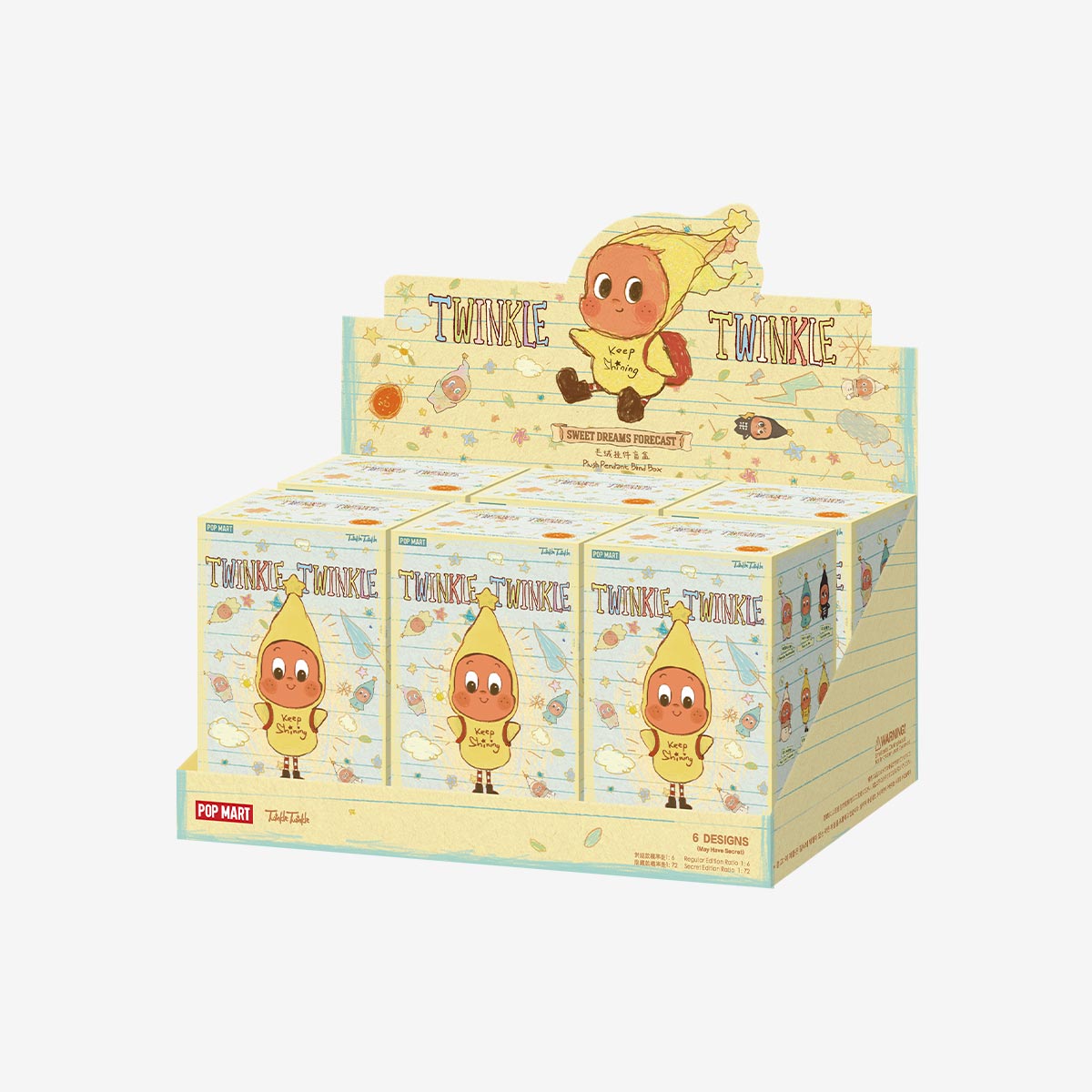 [PREORDER] Twinkle Twinkle Sweet Dreams Forecast Series-Plush Pendant Blind Box
