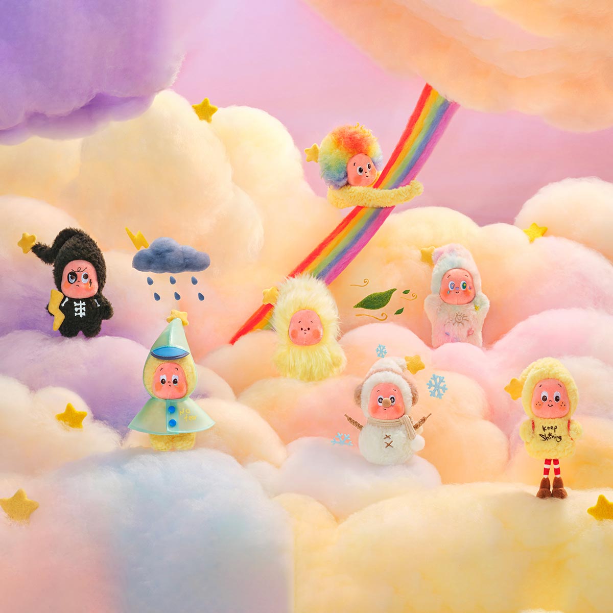 [PREORDER] Twinkle Twinkle Sweet Dreams Forecast Series-Plush Pendant Blind Box