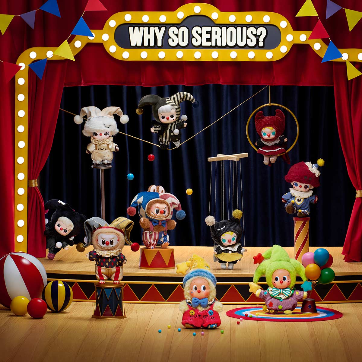 [PREORDER] WHY SO SERIOUS Series-Vinyl Plush Pendant Blind Box