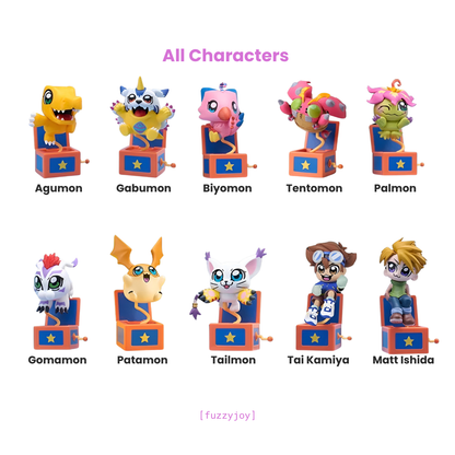 BN Figure Q - Digimon Adventure x Bukubu Okawa Series Figures Blind Box