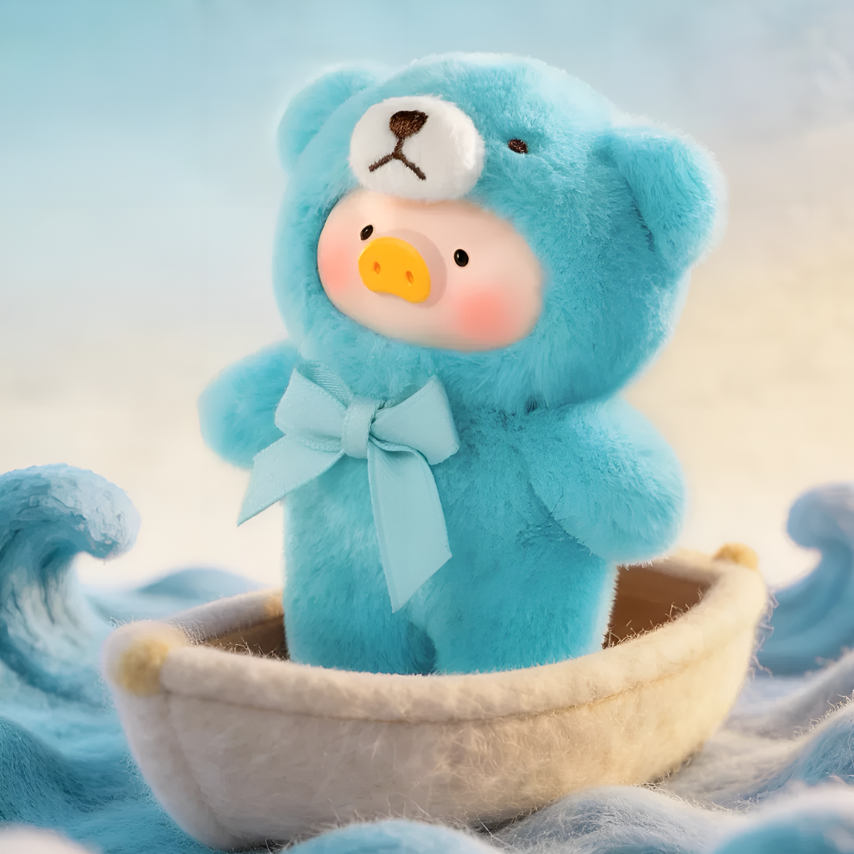 TOYZERO+ LuLu the Piggy Teddy Mini's Whispers of Nature Series Plush Pendant Blind Box