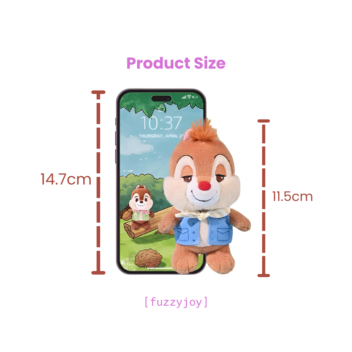 Moomory Series Chip ‘N Dale Plush Charm