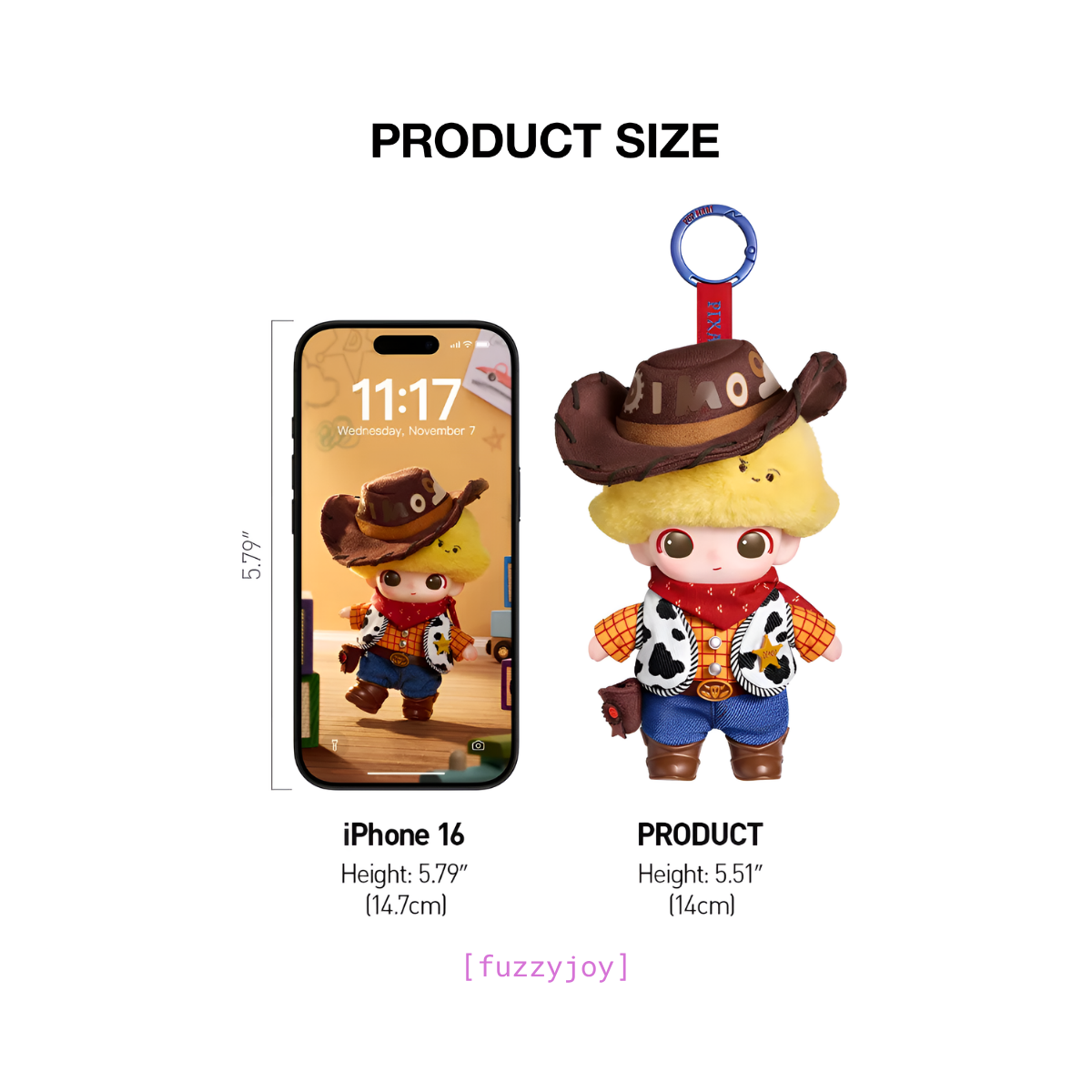 DIMOO WORLD × PIXAR Series - Vinyl Plush Pendant Blind Box
