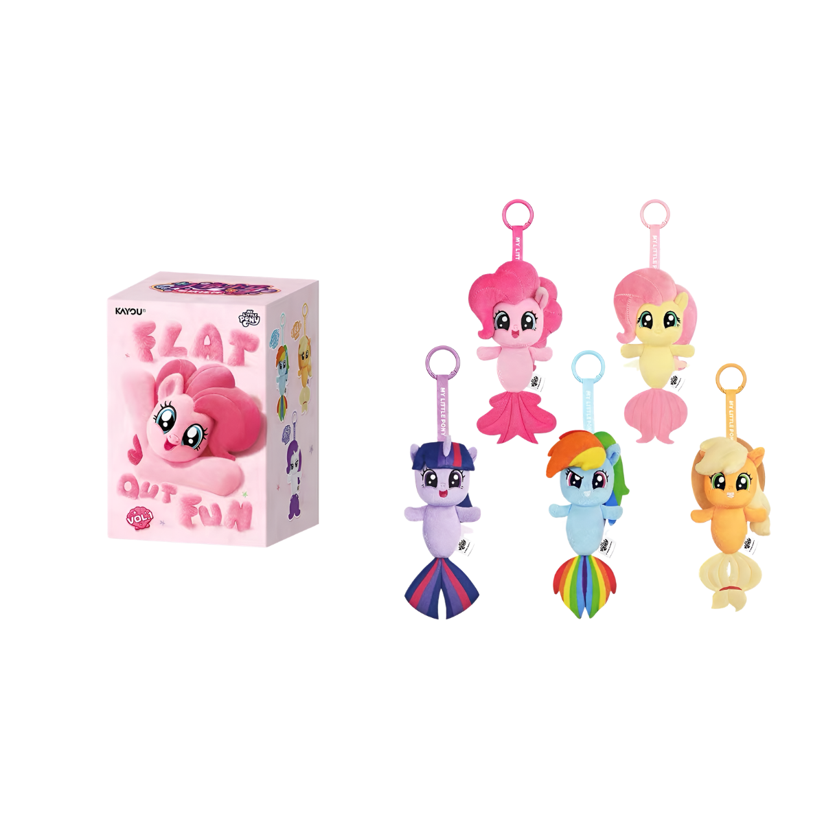 My Little Pony Flat Out Fun Series Plush Pendant Blind Box
