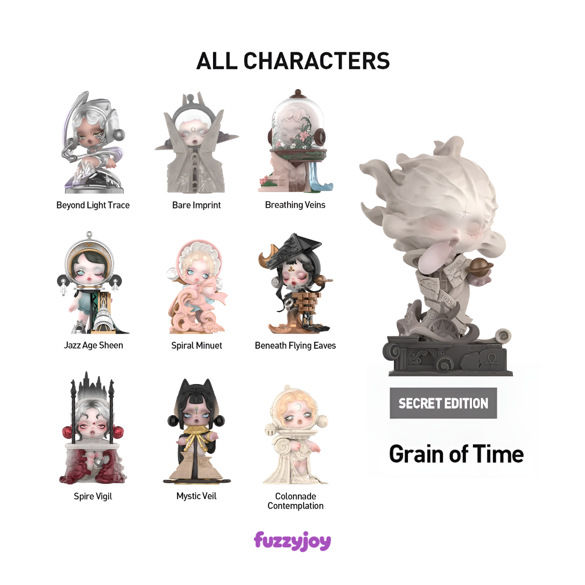 SKULLPANDA WHERE TIME DWELLS Series Figures
