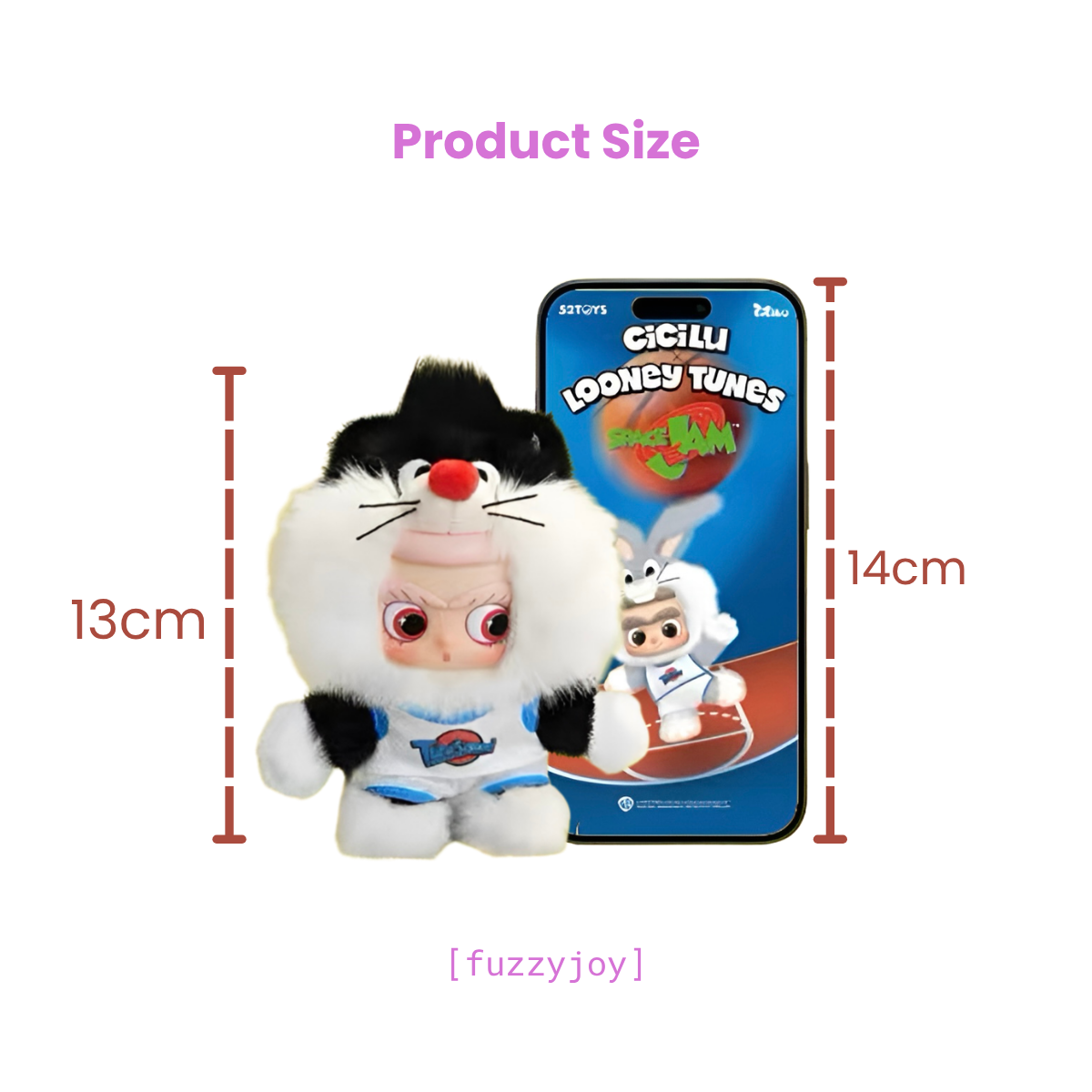 CiCiLu × Looney Tunes Space Jam Series Plush Pendant Blind Box