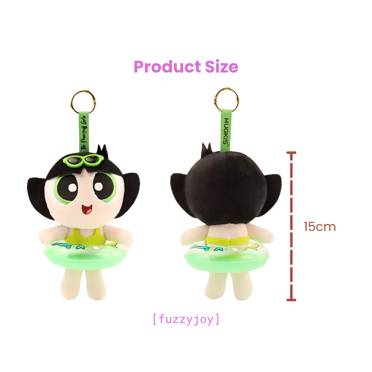 The Powerpuff Girls Summer Party Series Plush Pendant