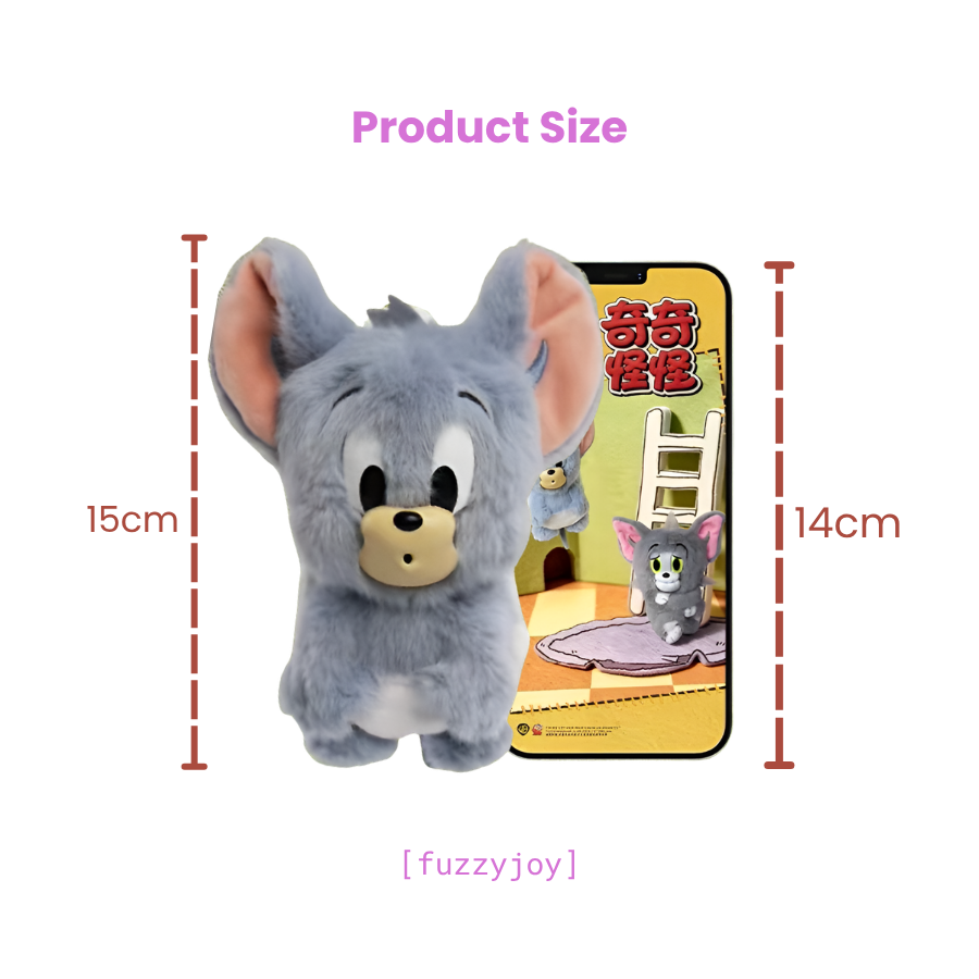 Tom and Jerry Quirky Series Vinyl Plush Pendant