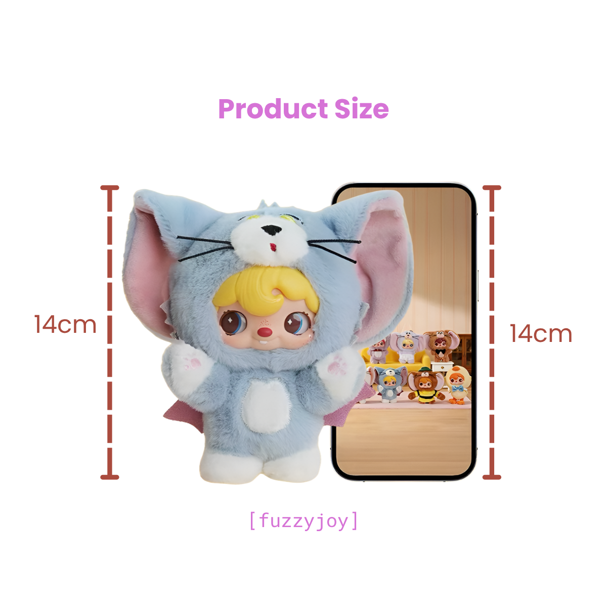 Tom and Jerry x Pouka Pouka Vinyl Plush Pendant Blind Box