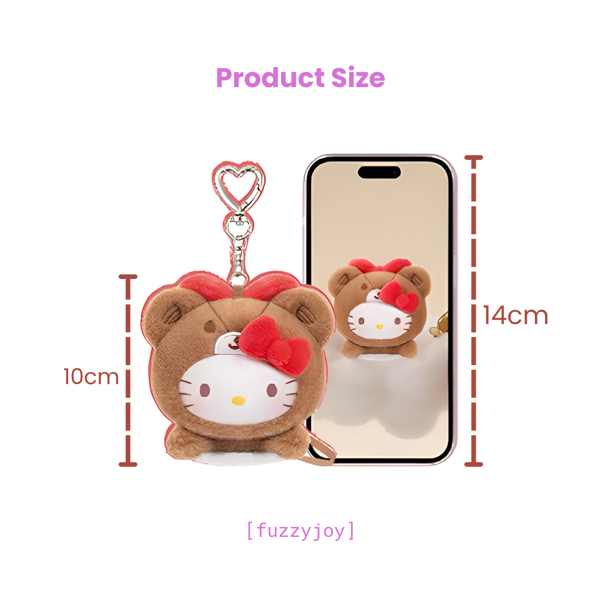 Sanrio Characters Sweet Whispers Stickers Series Plush Charm Blind Box