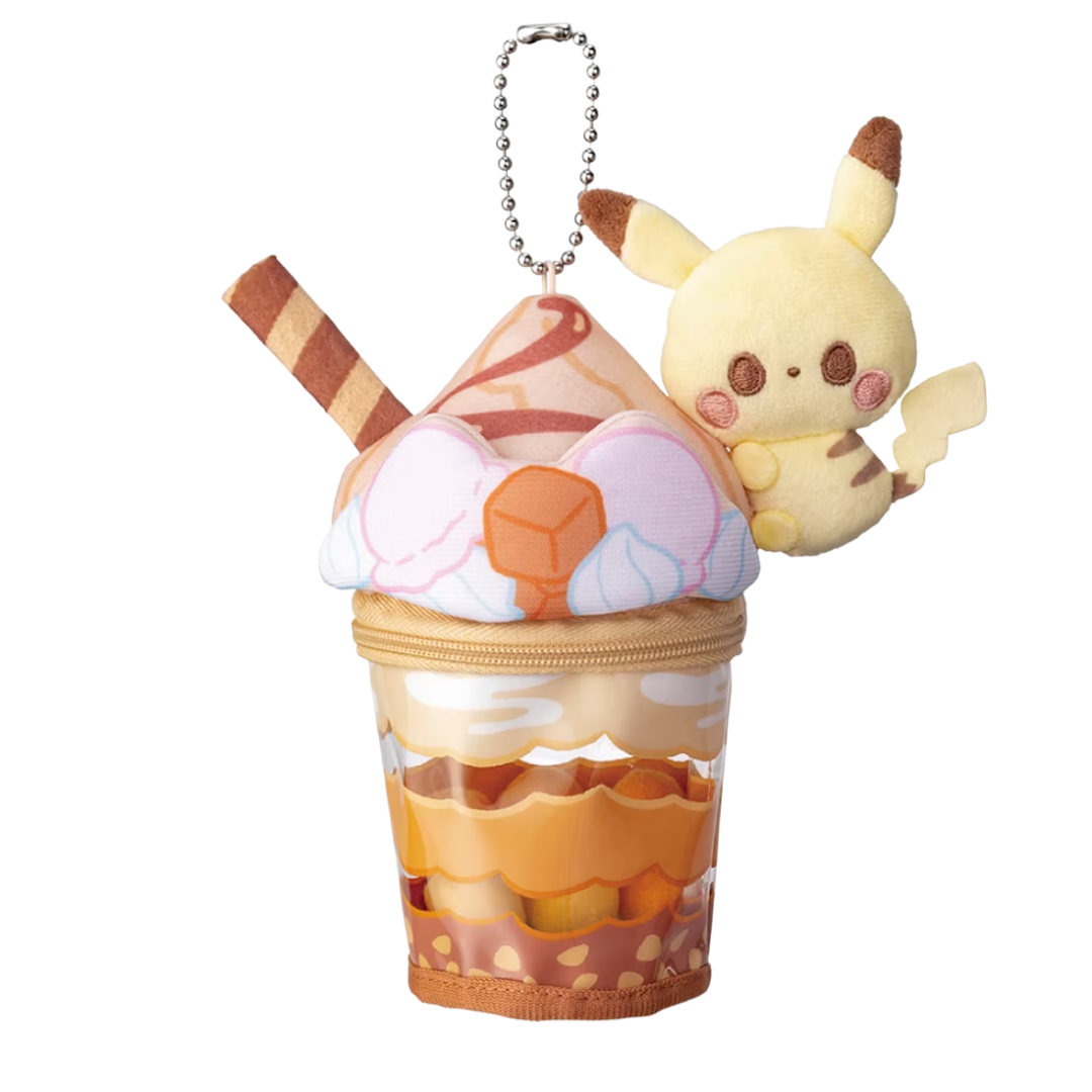 Pokemon Pokepeace Pikachu Caramel Parfait Plush Charm