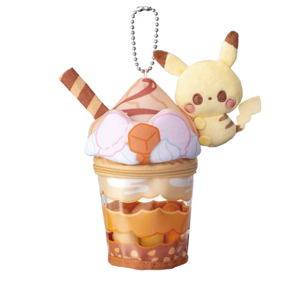 Pokemon Pokepeace Pikachu Caramel Parfait Plush Charm