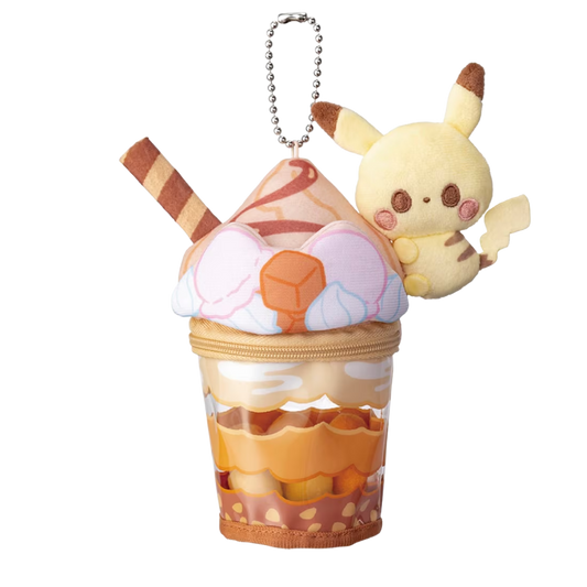 Pokemon Pokepeace Pikachu Caramel Parfait Plush Charm