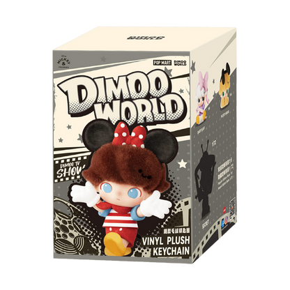 POP MART DIMOO WORLD × DISNEY Vinyl Plush Keychain Blind Box