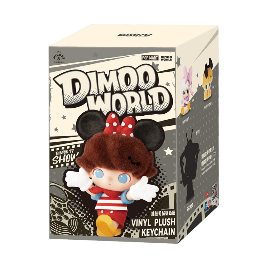[PREORDER] POP MART DIMOO WORLD × DISNEY Vinyl Plush Keychain Blind Box