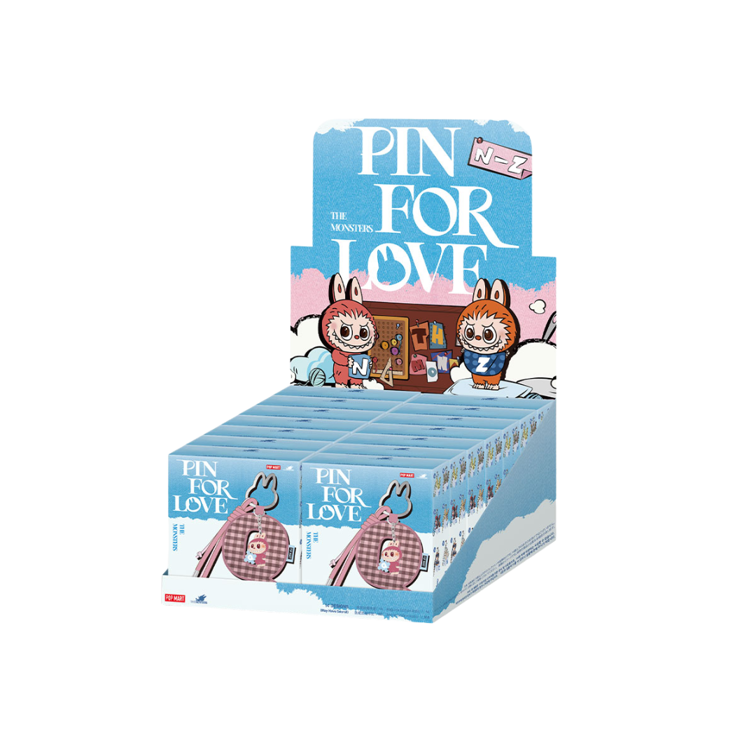 [PREORDER] THE MONSTERS Pin for Love Series- Letter Pendant Blind Box (N-Z)