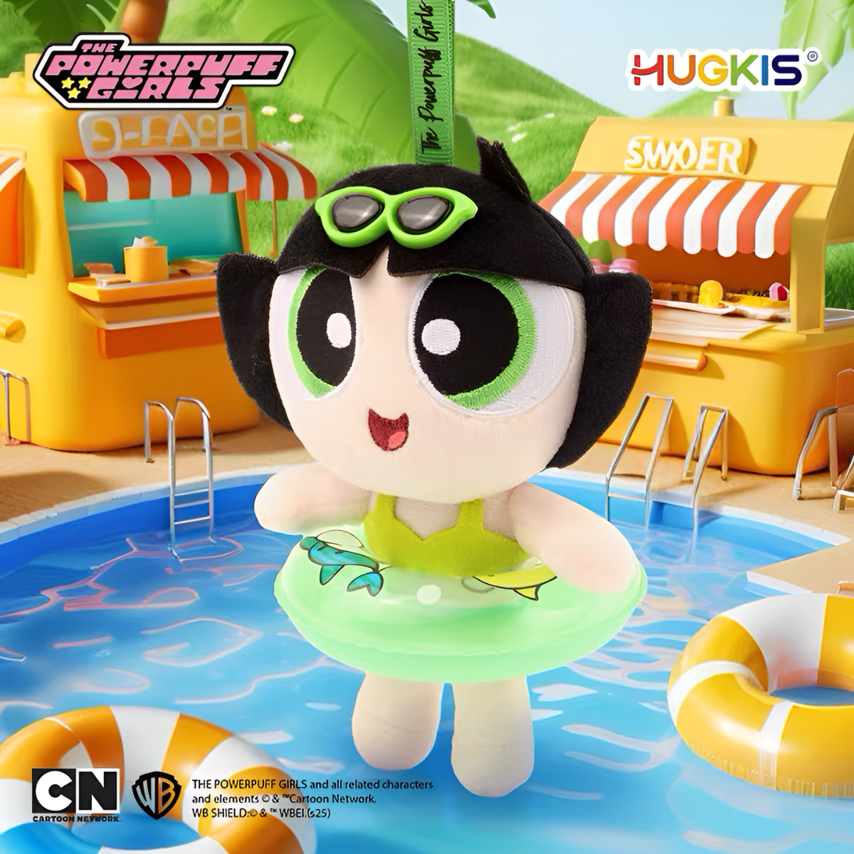The Powerpuff Girls Summer Party Series Plush Pendant